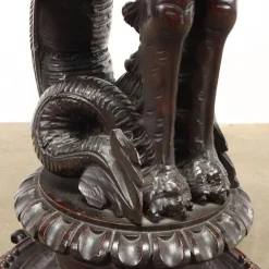 Pamono Antique Italian Vase Holder in Walnut><noscript><img width=
