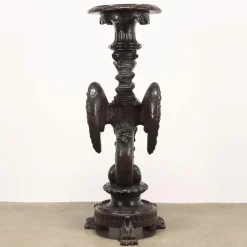 Pamono Antique Italian Vase Holder in Walnut><noscript><img width=