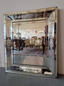 Pamono Antique Italian Venetian Mirror, 1890s> Mirrors