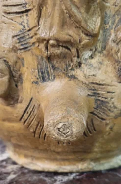 Pamono Antique Italian Votive Vase in Terracotta, 1800s><noscript><img width=