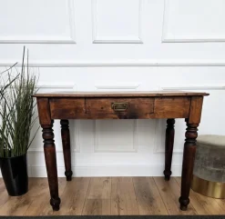 Pamono Antique Italian Walnut Desk, 1890s