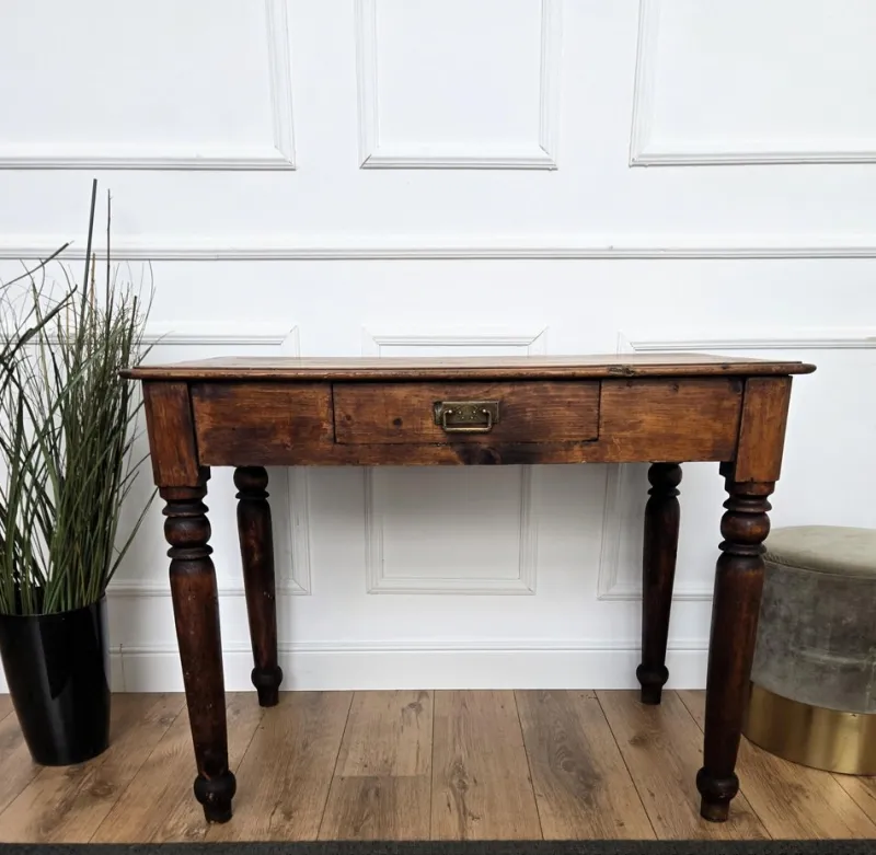 Pamono Antique Italian Walnut Desk, 1890s