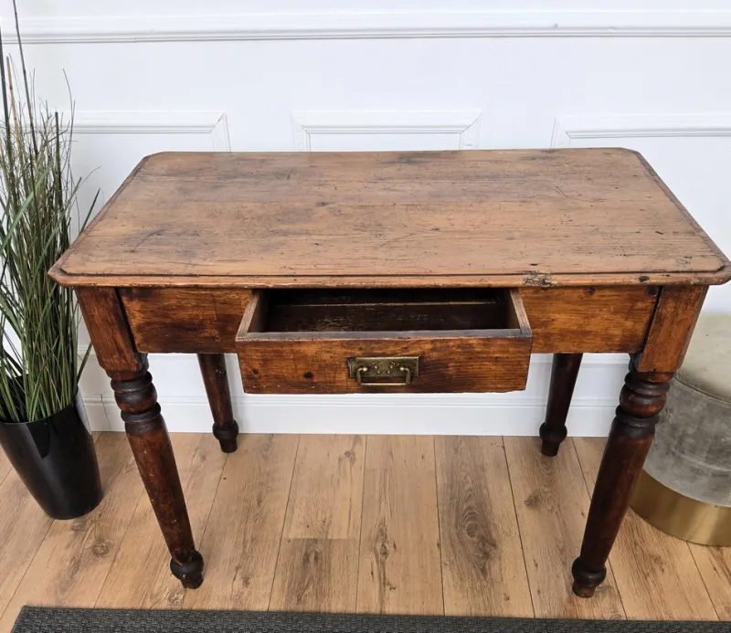 Pamono Antique Italian Walnut Desk, 1890s