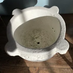 Hot Pamono Antique Ivory Stone Planter
