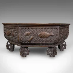 Pamono Antique Japanese Bronze Bonsai Jardiniere, 1850><noscript><img width=