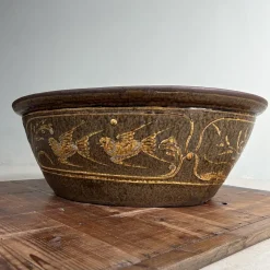 Clearance Pamono Antique Japanese Ceramic Water Pot, 1910s