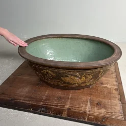 Clearance Pamono Antique Japanese Ceramic Water Pot, 1910s
