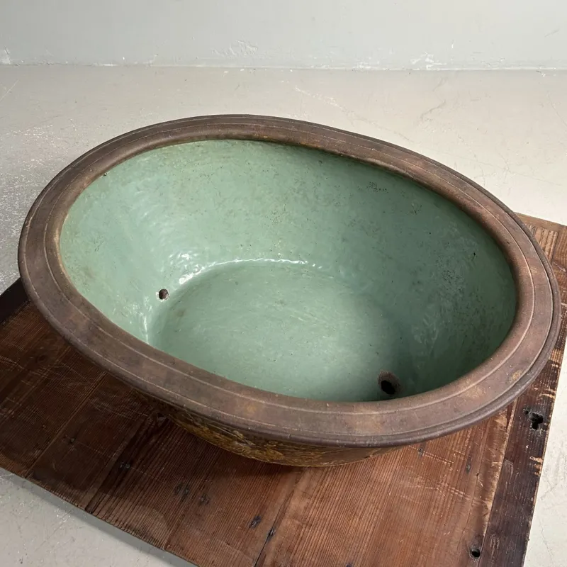Clearance Pamono Antique Japanese Ceramic Water Pot, 1910s