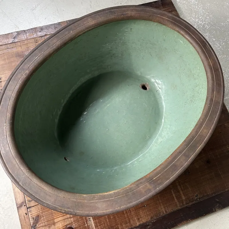 Clearance Pamono Antique Japanese Ceramic Water Pot, 1910s