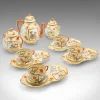 Pamono Antique Japanese Geisha Tea Set in Ceramic, 1920s, Set of 11> Coffee & Tea Service