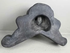 New Pamono Antique Japanese Kawara Onikawara Rooftop Ornament