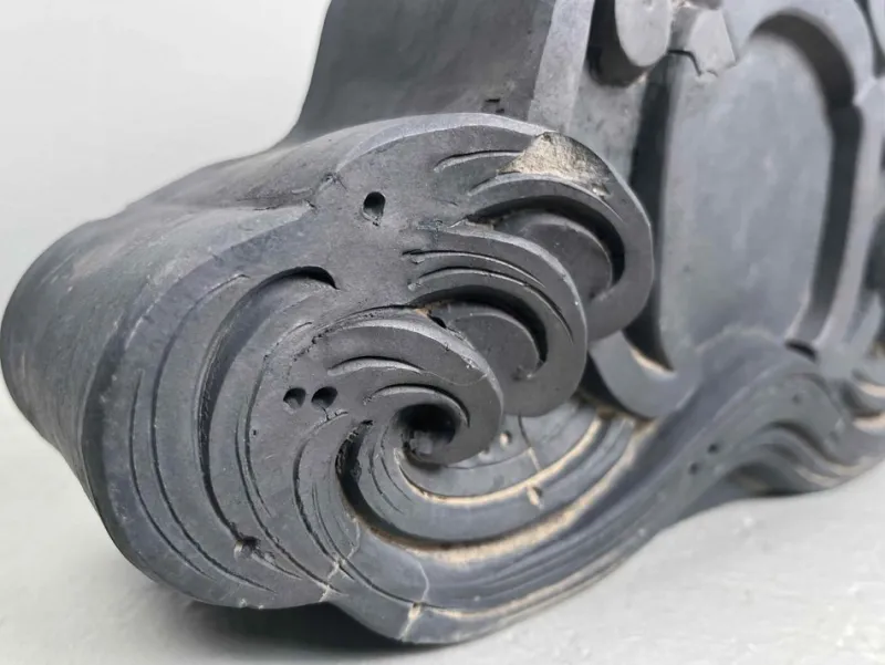 Pamono Antique Japanese Kawara Onikawara Rooftop Ornament> Architectural Elements