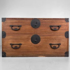 Pamono Antique Japanese Meiji Tansu Chest of Drawers, 1900s> Dressers, Commodes & Chests