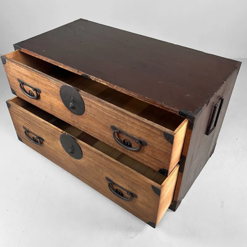 Pamono Antique Japanese Meiji Tansu Chest of Drawers, 1900s> Dressers, Commodes & Chests