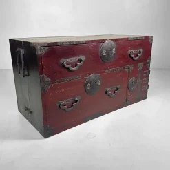 Hot Pamono Antique Japanese Tansu Chest of Drawers, 1900s