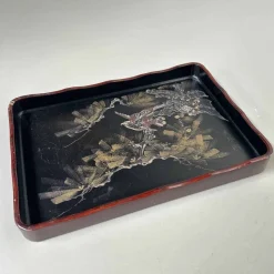 Hot Pamono Antique Japanese Tray, 1890s