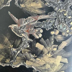 Hot Pamono Antique Japanese Tray, 1890s