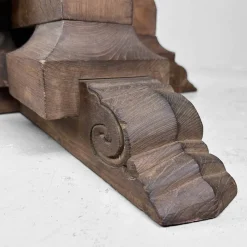 Outlet Pamono Antique Japanese Wooden Pedestal, 1890s