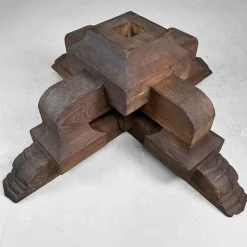 Outlet Pamono Antique Japanese Wooden Pedestal, 1890s
