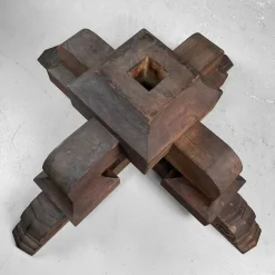 Outlet Pamono Antique Japanese Wooden Pedestal, 1890s