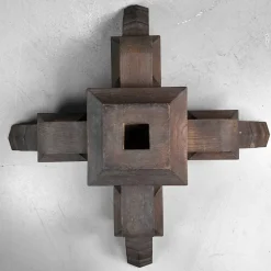 Outlet Pamono Antique Japanese Wooden Pedestal, 1890s