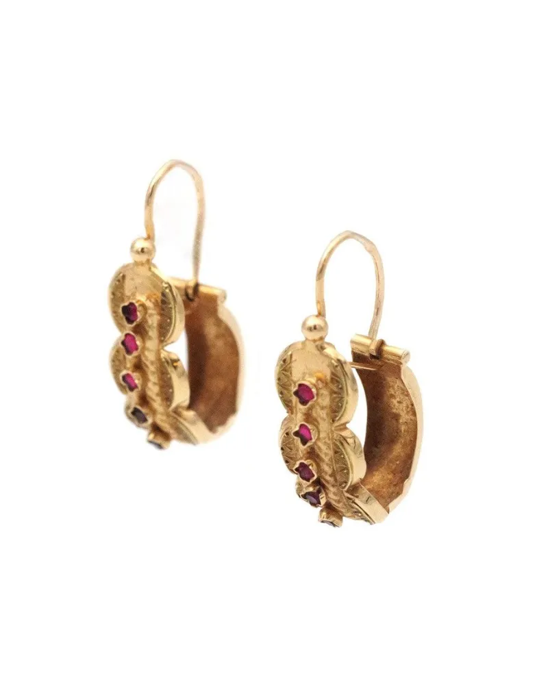 Pamono Antique Lighter Poissardes Earrings, Set of 2> Earrings