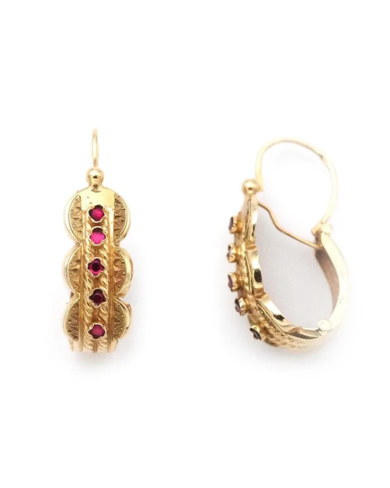 Pamono Antique Lighter Poissardes Earrings, Set of 2> Earrings
