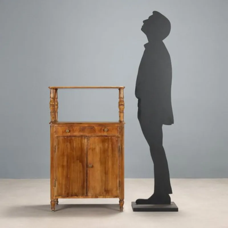 Pamono Antique Louis Philippe Walnut and Poplar Cupboard, 19th Century> Cabinets & Wardrobes