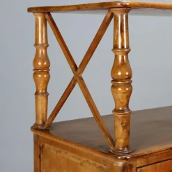 Pamono Antique Louis Philippe Walnut and Poplar Cupboard, 19th Century><noscript><img width=
