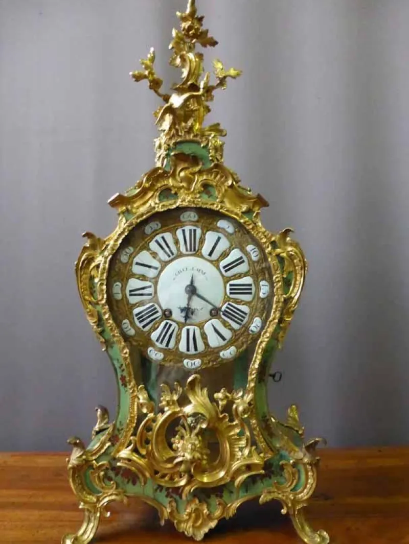 Online Pamono Antique Louis XV Cartel Clock