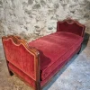New Pamono Antique Louis XV French Adjustable Beechwood Frame Daybed, 1920s