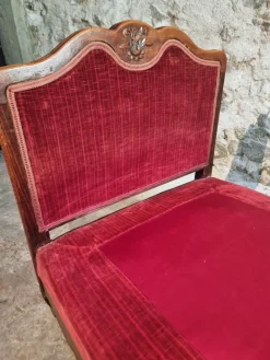 New Pamono Antique Louis XV French Adjustable Beechwood Frame Daybed, 1920s