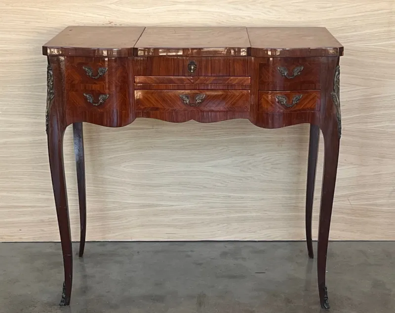 New Pamono Antique Louis XV Style Dressing Table, 1890