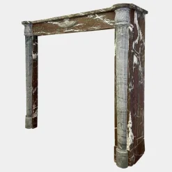 Best Pamono Antique Louis XVI Campan Marble Fireplace Mantel, 1790
