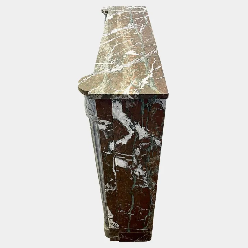Best Pamono Antique Louis XVI Campan Marble Fireplace Mantel, 1790