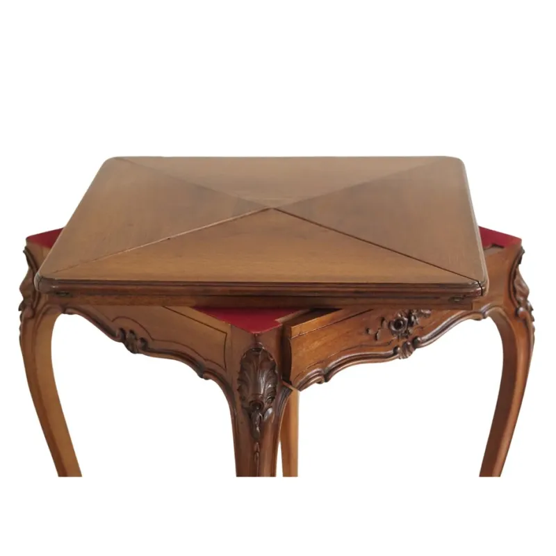 Pamono Antique Louis XVI Folding Game Table> Game Tables