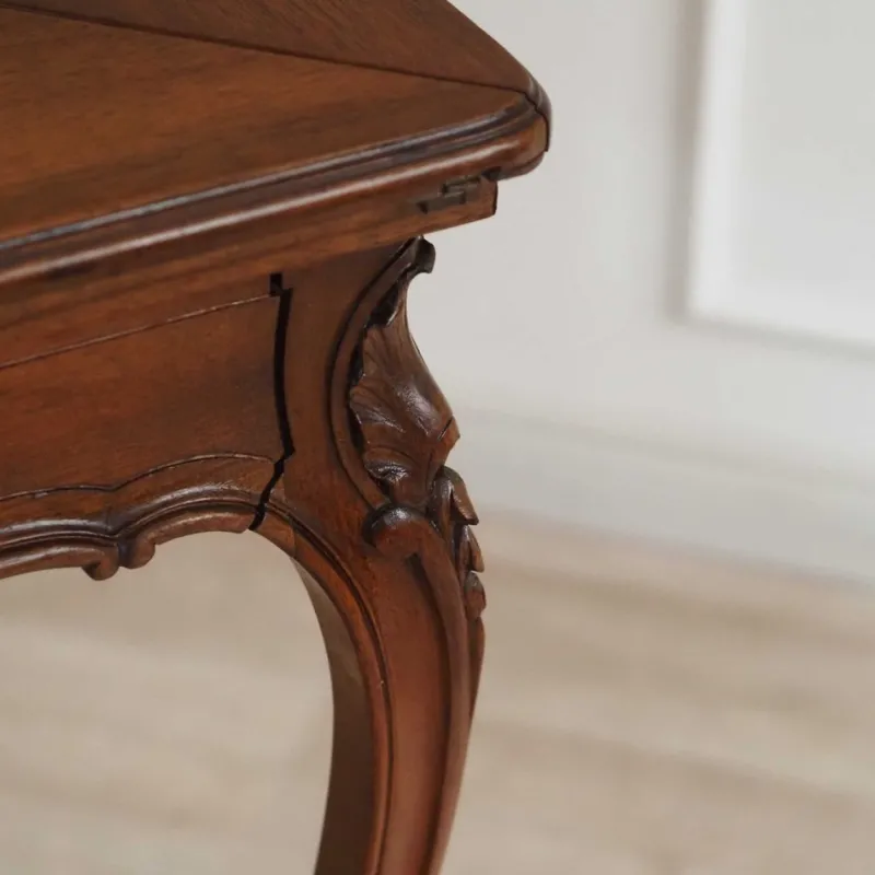 Pamono Antique Louis XVI Folding Game Table> Game Tables