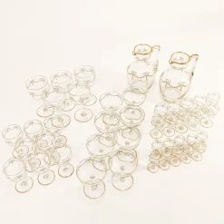 Sale Pamono Antique Louis XVI Style 43-Piece French Baccarat Glassware Set, Set of 43