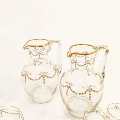 Sale Pamono Antique Louis XVI Style 43-Piece French Baccarat Glassware Set, Set of 43