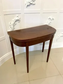 Pamono Antique Mahogany Card Table