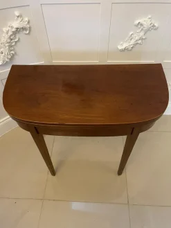 Pamono Antique Mahogany Card Table