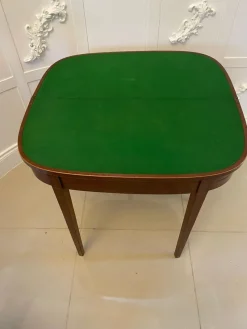 Pamono Antique Mahogany Card Table