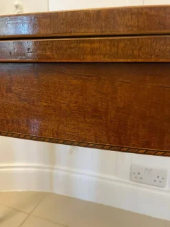 Pamono Antique Mahogany Card Table