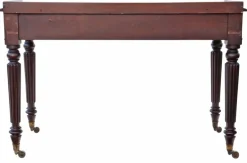 Pamono Antique Mahogany 3-Drawer Desk or Dressing Table, 1830s><noscript><img width=