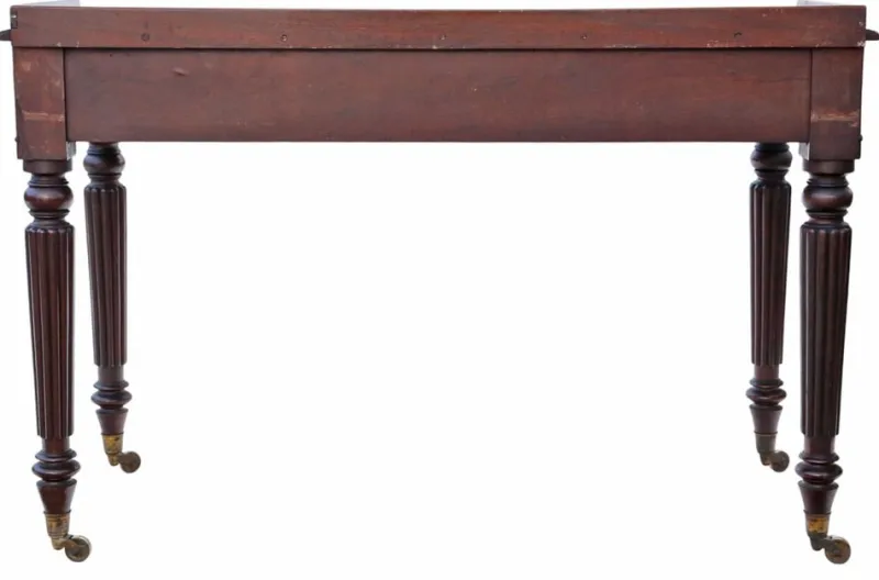 Pamono Antique Mahogany 3-Drawer Desk or Dressing Table, 1830s> Desks
