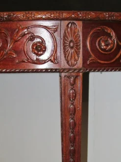 Clearance Pamono Antique Mahogany Foldable Wall Table in the style of Hepplewhite, 19th Century