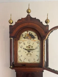 Pamono Antique Mahogany Longcase Clock, 1800><noscript><img width=