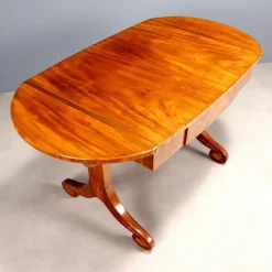 Outlet Pamono Antique Mahogany Scroll Desk