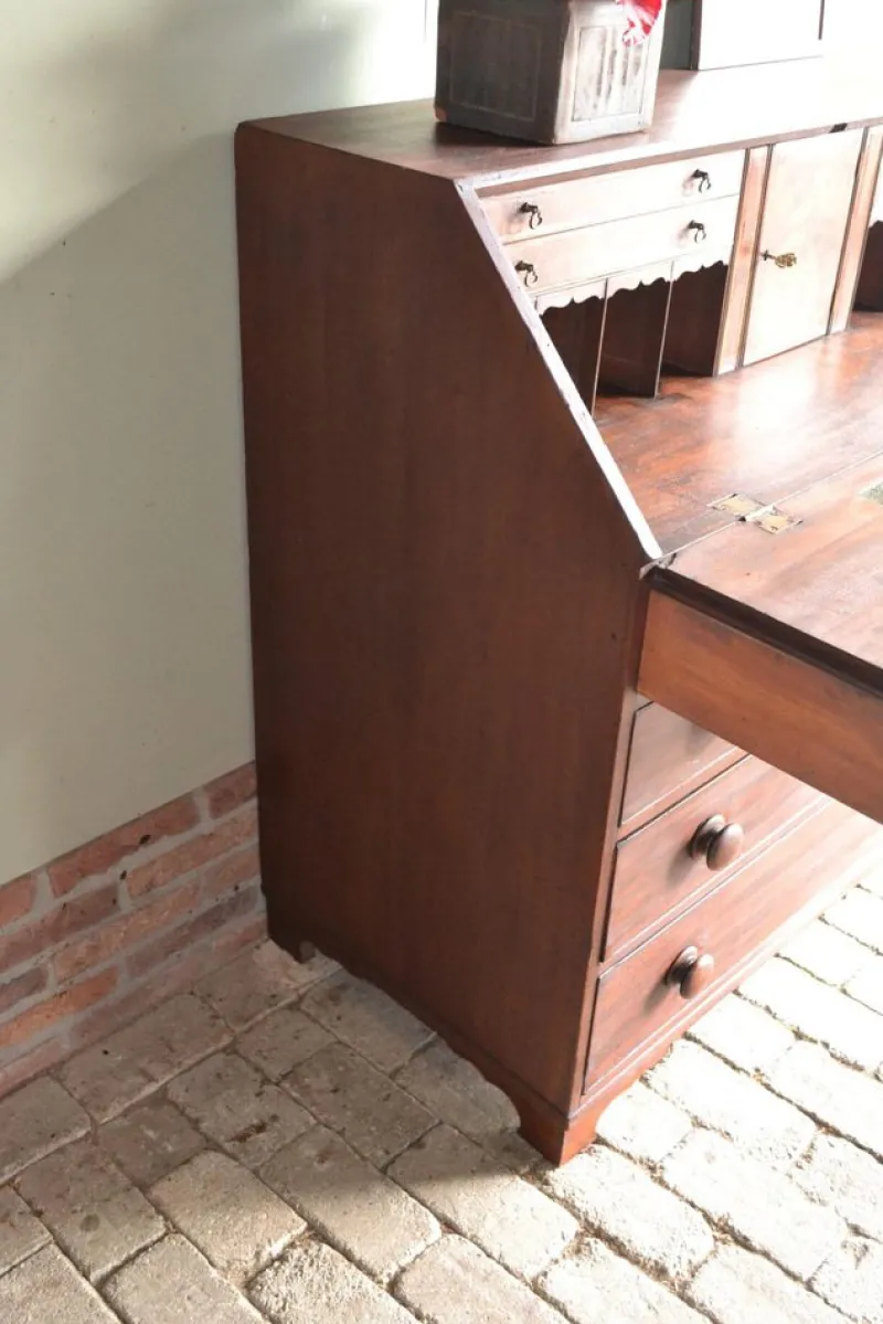 Pamono Antique Mahogany Secretaire, 1860