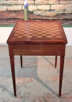 Discount Pamono Antique Mahogany Veneer Game Table